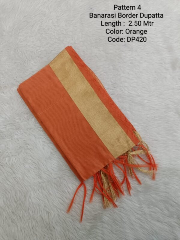 DP420 - Banarasi Border Dupatta