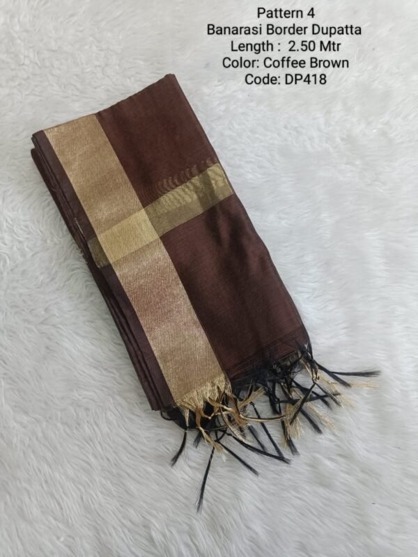 DP418 - Banarasi Border Dupatta
