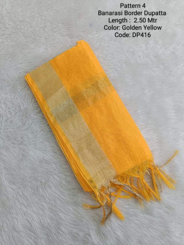 DP416 - Banarasi Border Dupatta