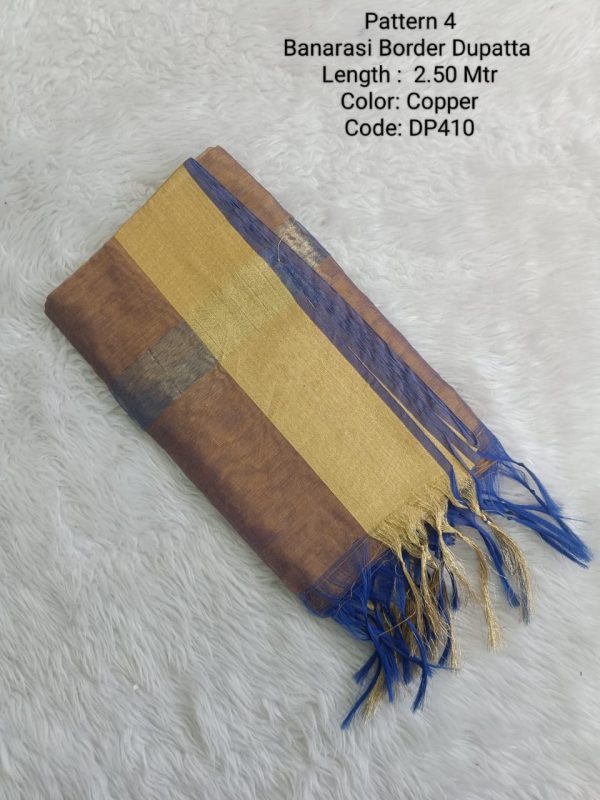 DP410 - Banarasi Border Dupatta