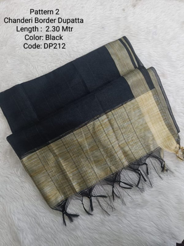 DP212 - Chanderi Border Dupatta