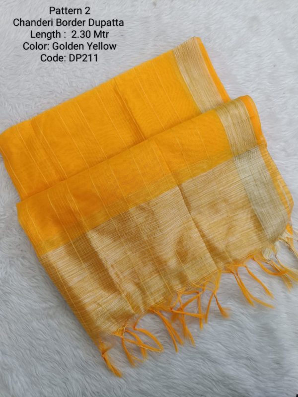 DP211 - Chanderi Border Dupatta
