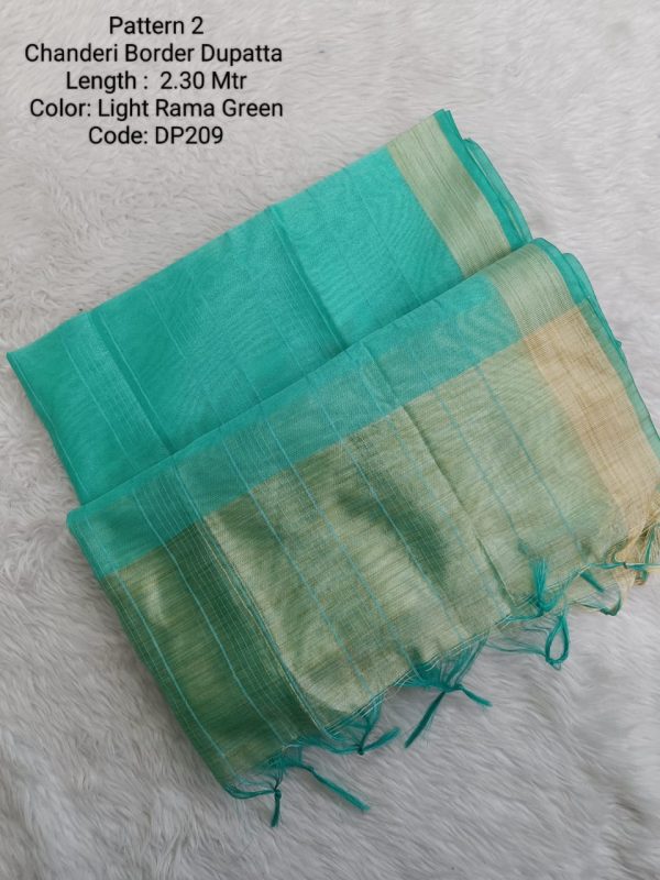 DP209 - Chanderi Border Dupatta