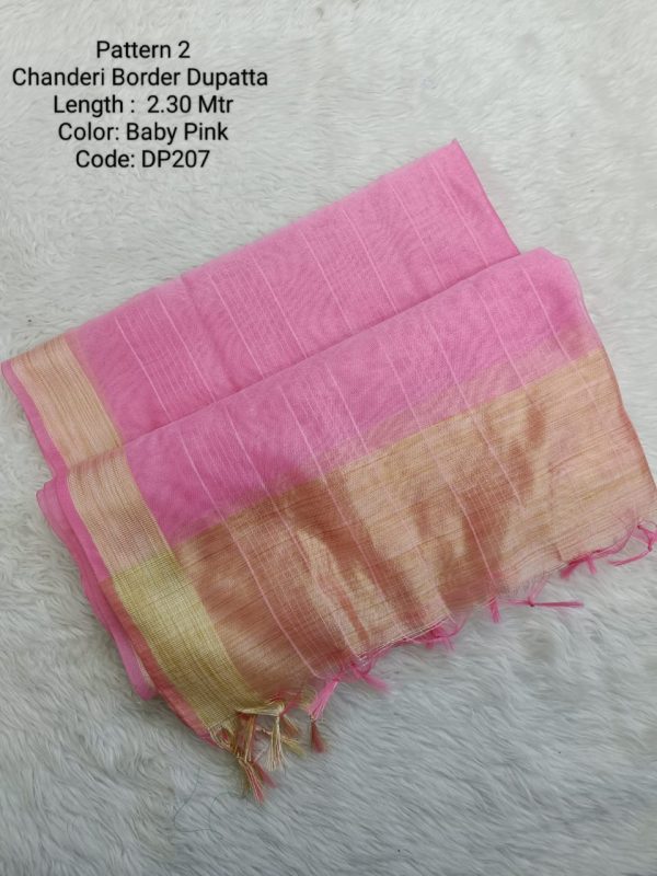 DP207 - Chanderi Border Dupatta