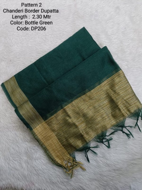 DP206 - Chanderi Border Dupatta