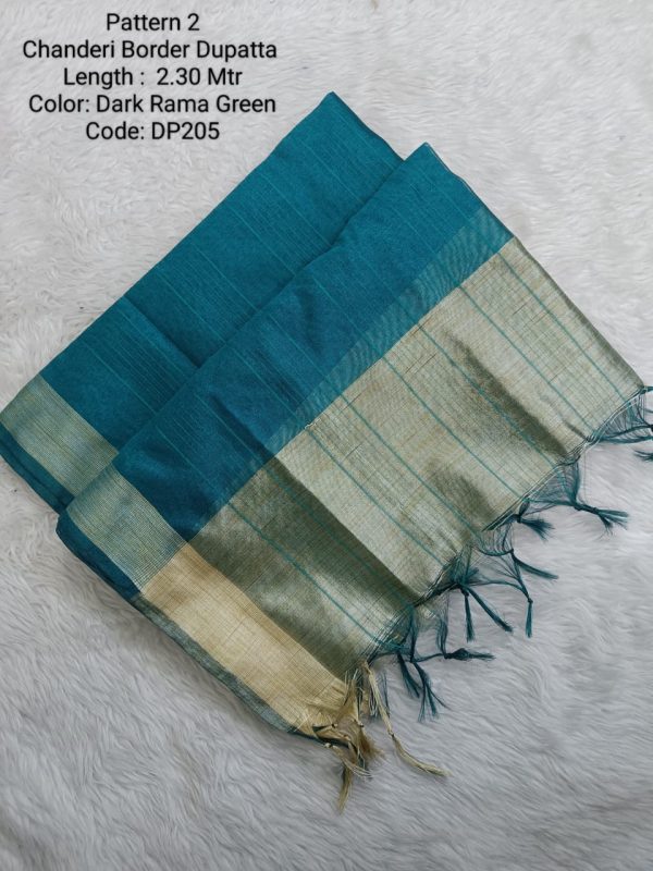 DP205 - Chanderi Border Dupatta