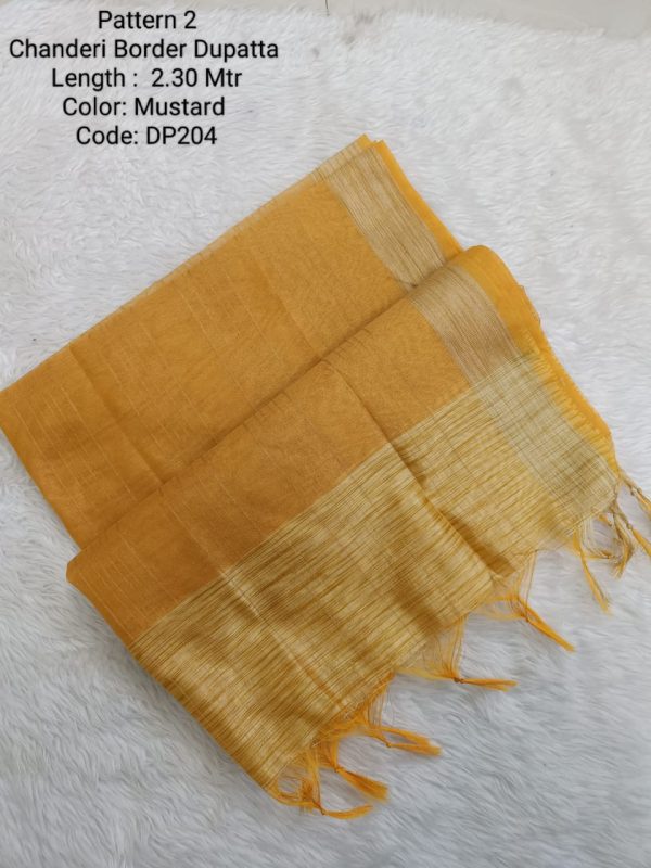 DP204 - Chanderi Border Dupatta