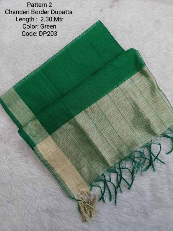 DP203 - Chanderi Border Dupatta