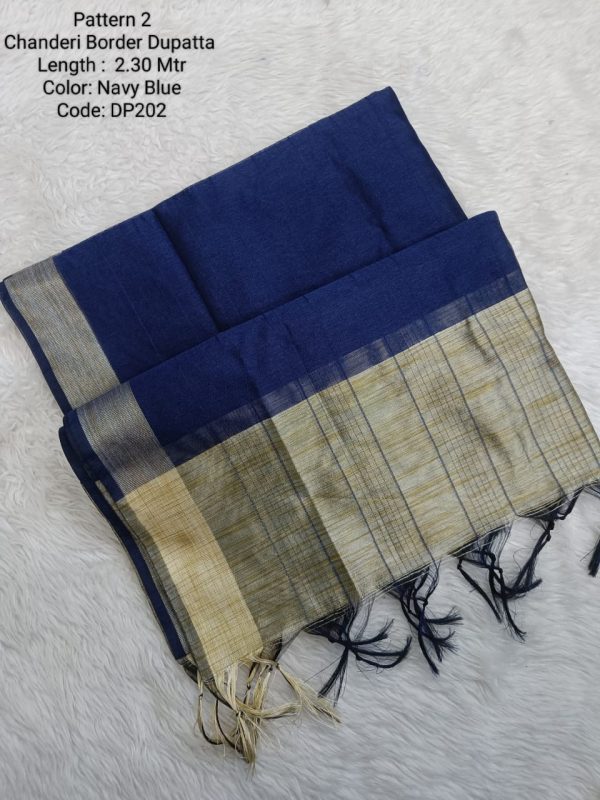 DP202 - Chanderi Border Dupatta