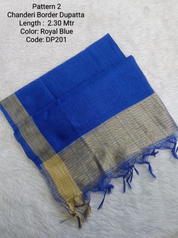 DP201 - Chanderi Border Dupatta