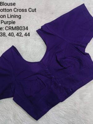 CRMB034 - 3 Dart Readymade Blouse - Tamilnadu Style Stitching