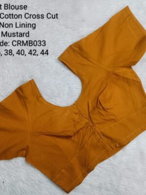 CRMB033 - 3 Dart Readymade Blouse - Tamilnadu Style Stitching