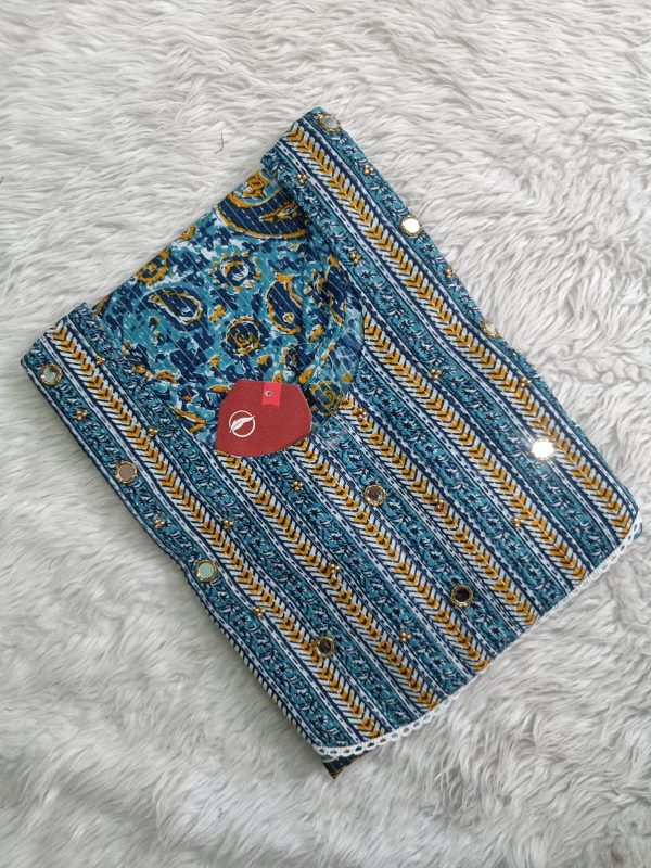 AHK019 - Avilyaa Aari Work (Hand Work) Kurtis - Without Lining