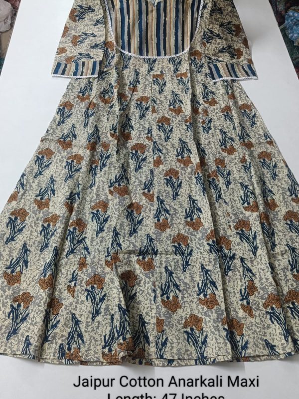 Jaipur Cotton Anarkali JA211