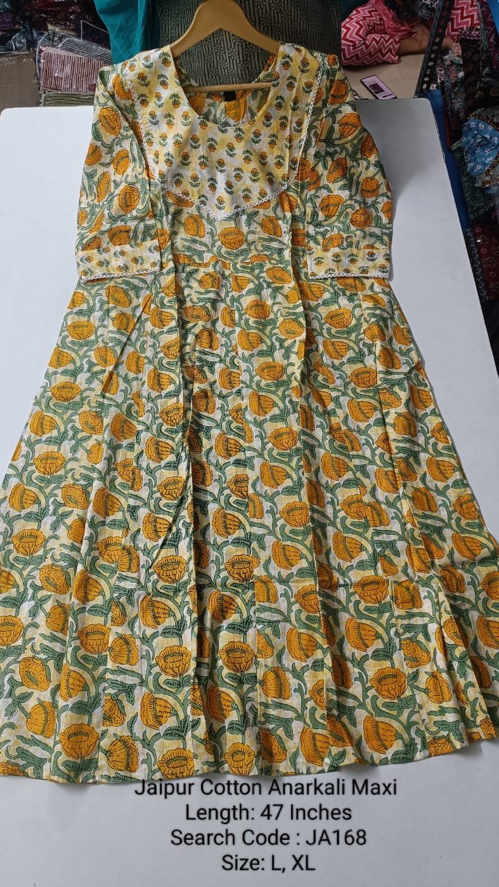 Jaipur Cotton Anarkali JA168