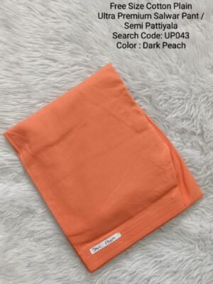UP043 - Cotton Plain Pattiyala / Salwar Pant - Free Size