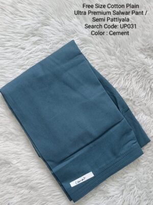 UP031 - Cotton Plain Pattiyala / Salwar Pant - Free Size