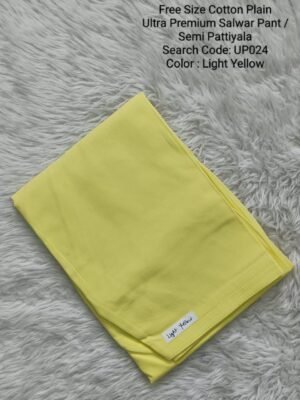 UP024 - Cotton Plain Pattiyala / Salwar Pant - Free Size