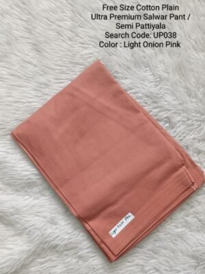UP038 - Cotton Plain Pattiyala / Salwar Pant - Free Size