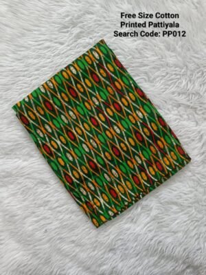 PP012 - Cotton Printed Pattiyala / Salwar Pant - Free Size