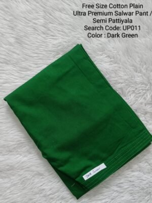UP011 - Cotton Plain Pattiyala / Salwar Pant - Free Size