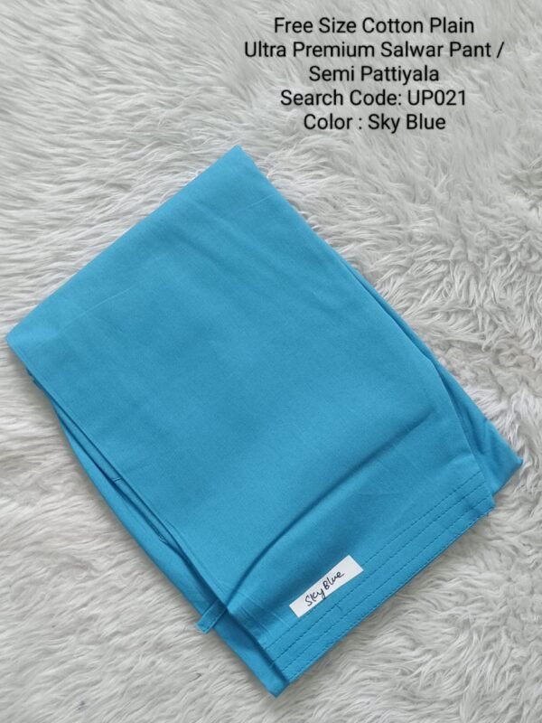 UP042 - Cotton Plain Pattiyala / Salwar Pant - Free Size