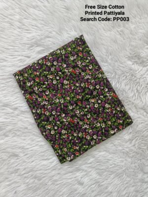 PP003 - Cotton Printed Pattiyala / Salwar Pant - Free Size