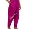 UP033 - Cotton Plain Pattiyala / Salwar Pant - Free Size