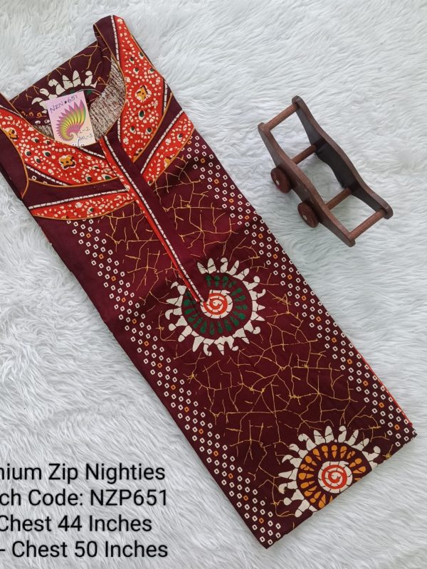 NZP651 - Nila Nighties - Premium Zip Model