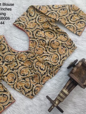 TLSB006 - Long Sleeve Readymade Blouse - Jaipur Cotton 3 Dart Blouse