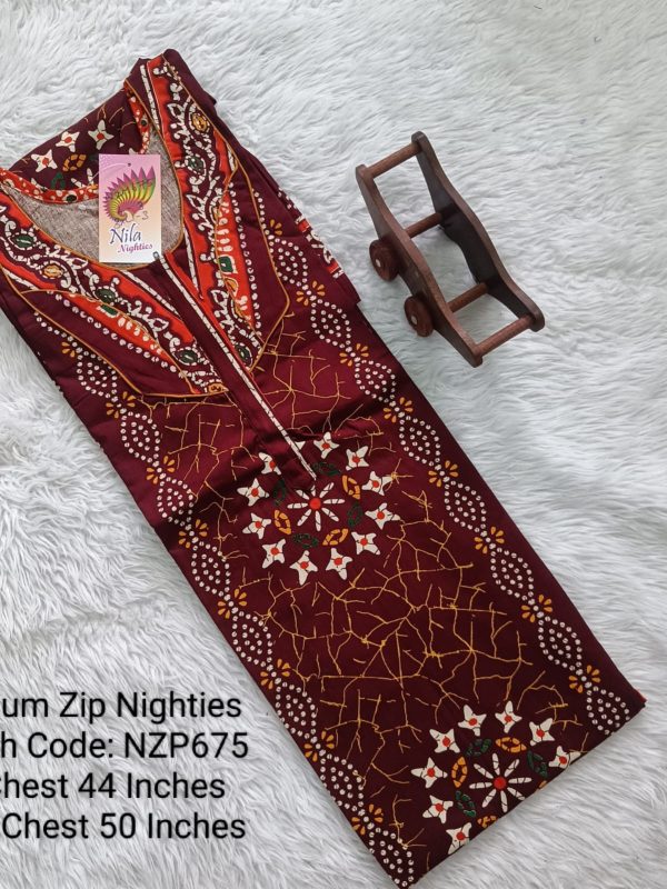 NZP675 - Nila Nighties - Premium Zip Model