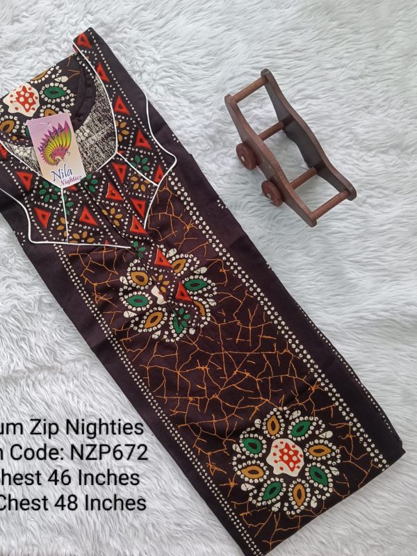 NZP672 - Nila Nighties - Premium Zip Model