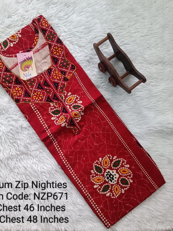 NZP671 - Nila Nighties - Premium Zip Model