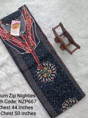 NZP667- Nila Nighties - Premium Zip Model
