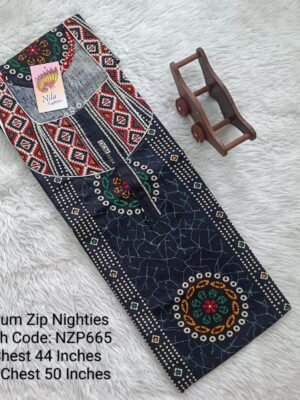 NZP665- Nila Nighties - Premium Zip Model