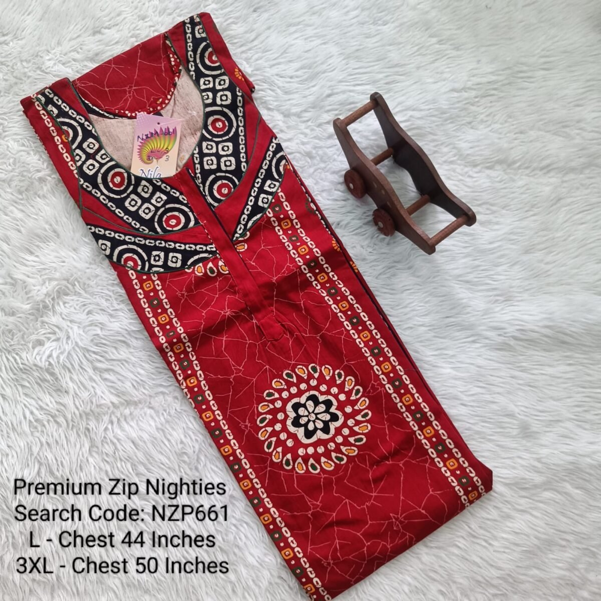 NZP661 - Nila Nighties - Premium Zip Model