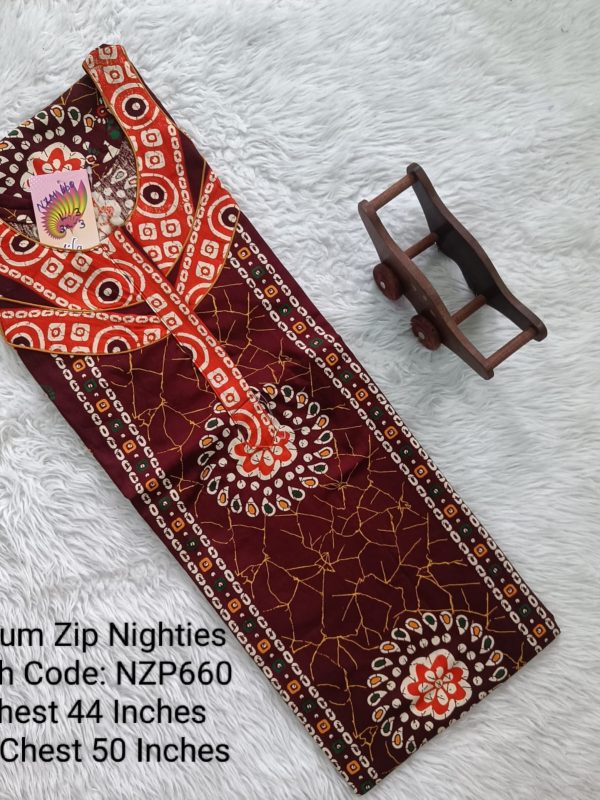 NZP660 - Nila Nighties - Premium Zip Model