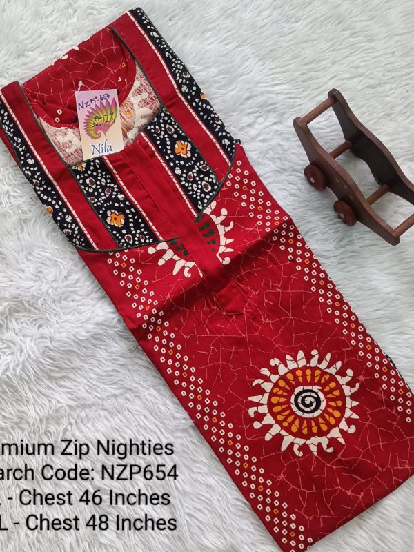 NZP654 - Nila Nighties - Premium Zip Model