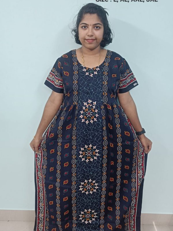 FN128 - Nila Nighties - Frock Model Nighties