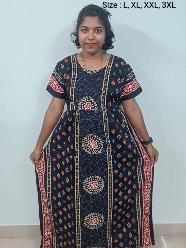 FN120 - Nila Nighties - Frock Model Nighties
