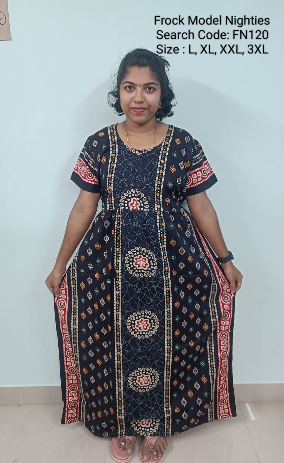 WhatsApp Image 2025-06-05 at 6.31.58 PM (1) FN120 - Nila Nighties - Frock Model Nighties