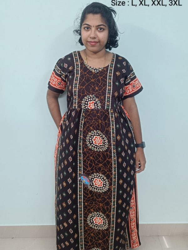 FN119 - Nila Nighties - Frock Model Nighties