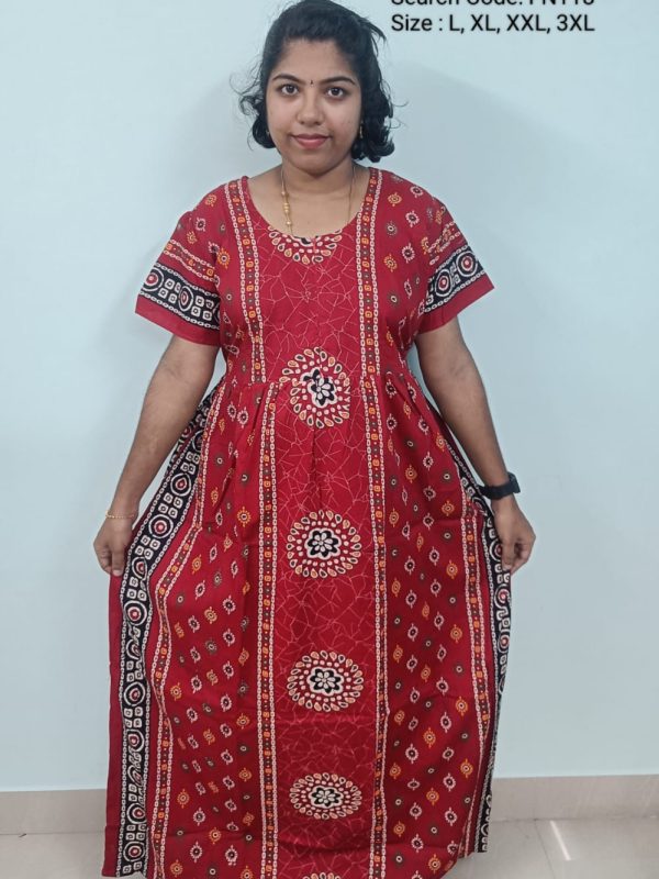 FN118 - Nila Nighties - Frock Model Nighties