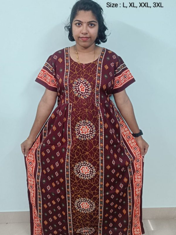 FN117 - Nila Nighties - Frock Model Nighties