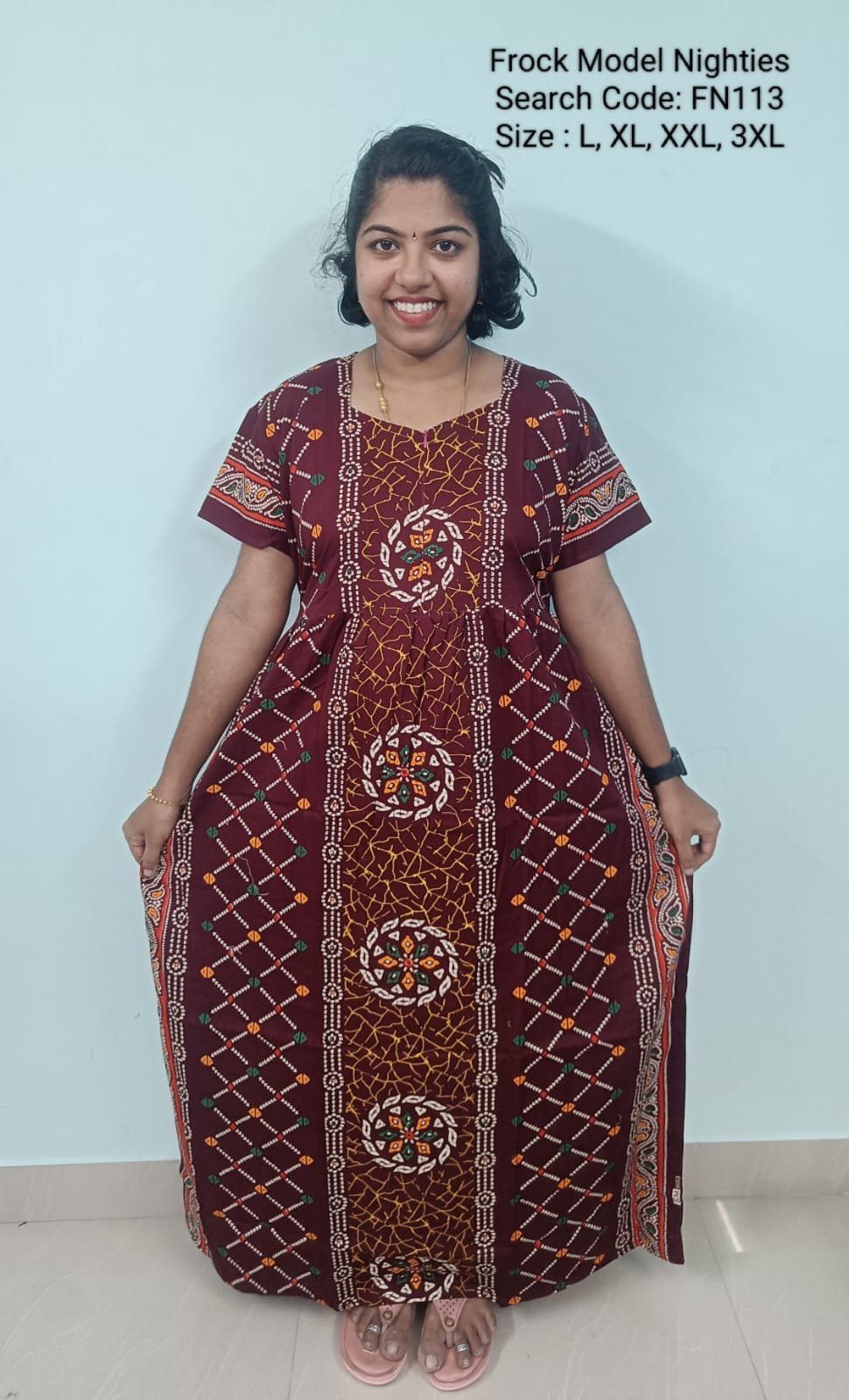 WhatsApp Image 2025-06-05 at 6.32.06 PM FN113 - Nila Nighties - Frock Model Nighties