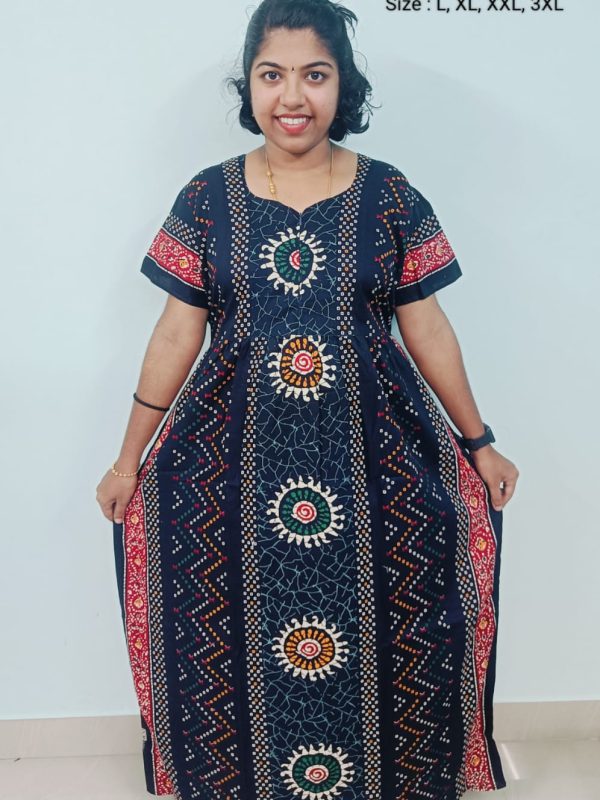 FN106 - Nila Nighties - Frock Model Nighties