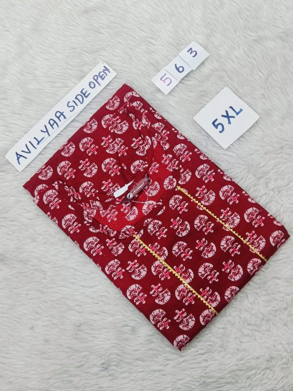 Jaipur Cotton Tops 44 Inches Length - JCLT563