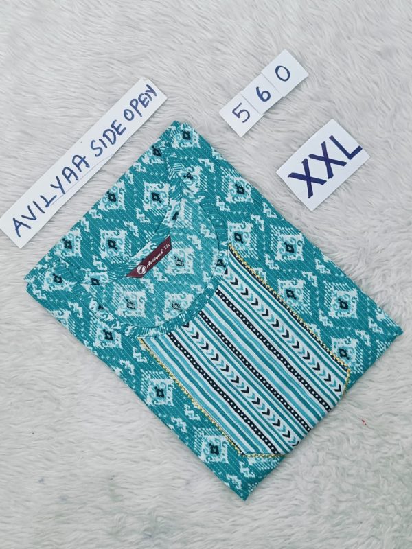 Jaipur Cotton Tops 44 Inches Length - JCLT560