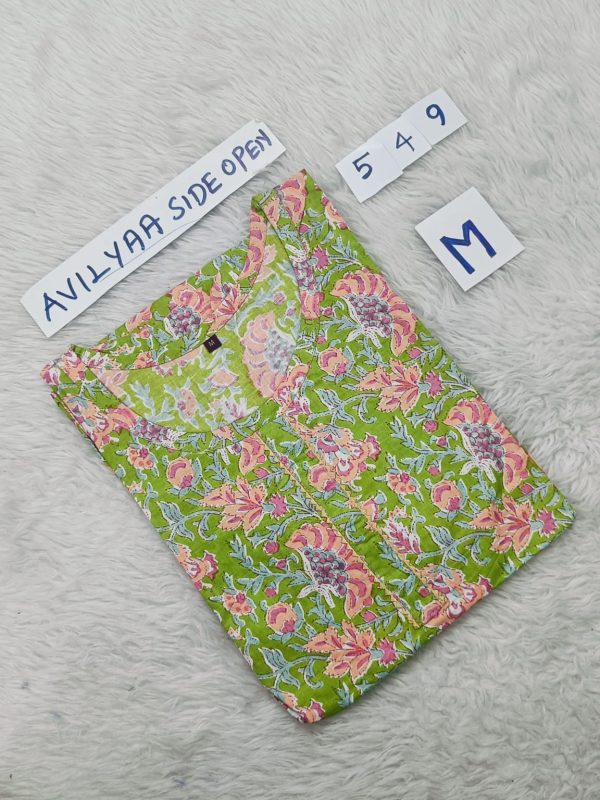 Jaipur Cotton Tops 44 Inches Length - JCLT549
