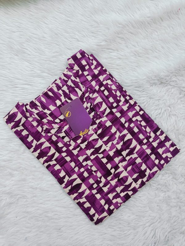HSK112- Half Sleeve Kurtis